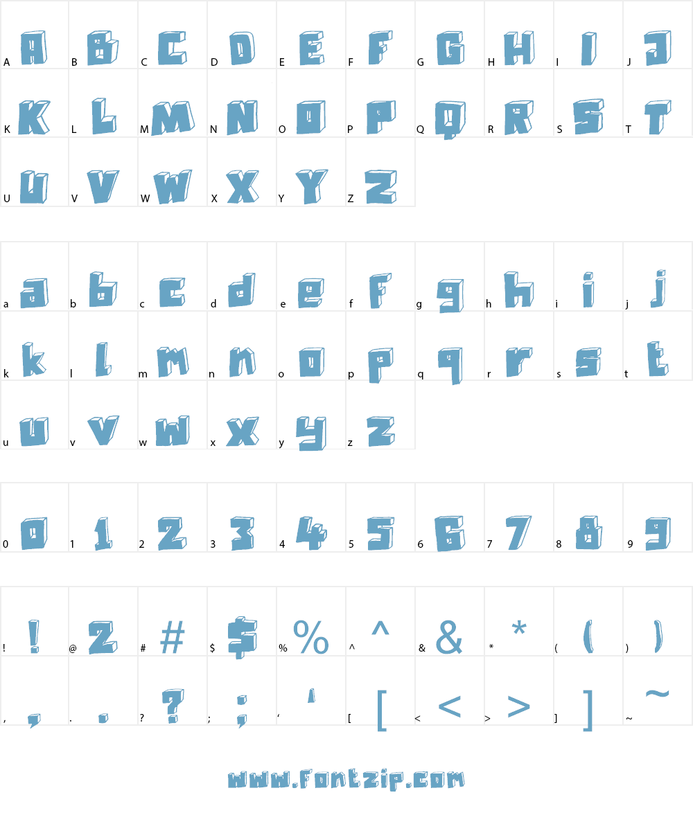 DK Technojunk Font Character